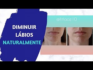O Segredo para DIMINUIR LÁBIOS NATURALMENTE em Casa!