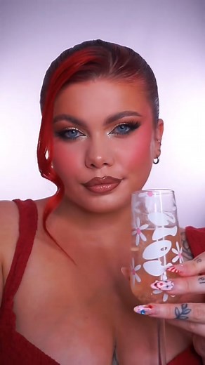 night out grwm 2016makeup partyseason glass hopeandgreycreative nyxcosmeticsuk brow glue Tatcha US dewy skin MaybellineUK lumi matte foundation gripping primer Too Faced born this way concealer cloud crush blush Makeup Revolution face icon palette elf Cosmetics camo blush Morphe Cosmetics flickering sands palette Kosas setting powder urban decay perversiom eyeliner BEAUTY BAY glitter sticks Real Techniques UK sponge Lois Michella | Michella Style | Facebook