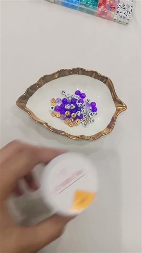 🐼 DIY Purple Panda Bracelet with Alphabet | Cute Bracelet Idea