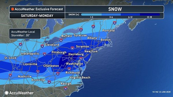 Major snow, ice storm to affect more than 150 million people in southern, eastern US