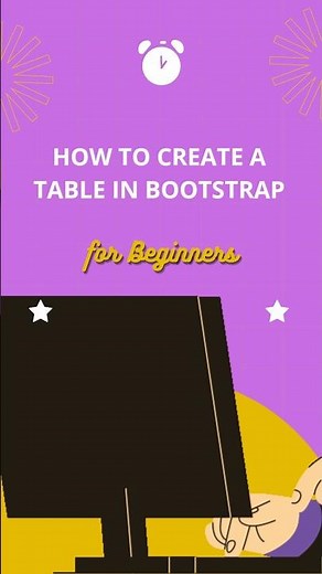 How to create a responsive table in Bootstrap HTML + CSSBootstrap #HTML #CSS #WebDevelopment