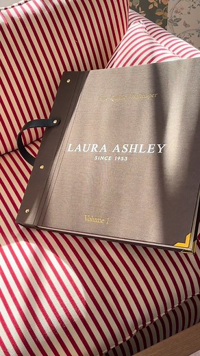 Discover the perfect print for your home. ✨ Explore our wallpaper collection through our beautifully curated wallpaper books, available in-store at select locations. Find timeless designs and stunning patterns to bring your walls to life. | Laura Ashley