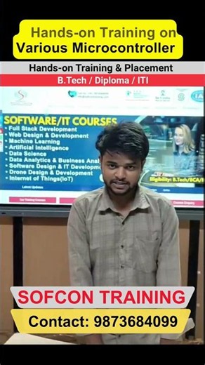 Embedded Systems Full Course to Job -Aditya | Sofcon Noida #placementcourse