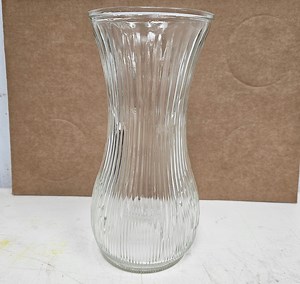 Vintage Hoosier Glass Fluted Vase - Etsy