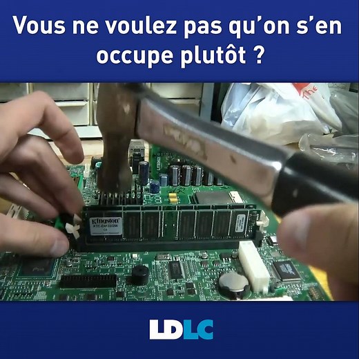 🤔🔧 Vous êtes sûr de vous pour monter votre PC tout seul ? Nos options de montage 👉 http://bit.ly/Montage-LDLC 🛒 À ajouter dans votre panier avec tous vos composants, on s'occupe du reste ! 🗣 Nos techniciens sont disponibles en MP du lundi au samedi pour tout conseil. ✄ ------------------ 👋 Rejoignez PC sur mesure avec LDLC pour trouver l'aide de notre communauté ! | LDLC