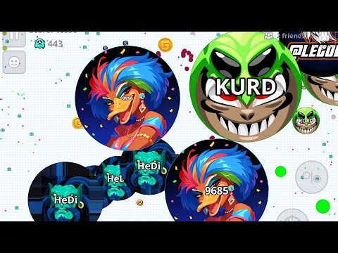 CRAZY DESTROYING TEAMS!! (AGARIO MOBILE)