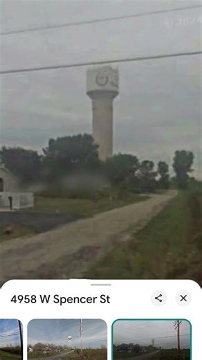 water tower demolition gran chute in Google maps #watertower#googlemaps