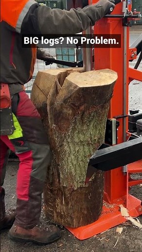 22 Tons of UNSTOPPABLE Power #forestmaster #logsplitter #firewood