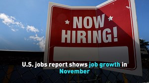 2.2K views · 37 reactions | Despite multiple interest rate hikes in the U.S., the job market continues to show signs of strength. Total employment increased by 263,000 in November, and the unemployment rate was unchanged at 3.7%. Find out more. | CGTN America | Facebook