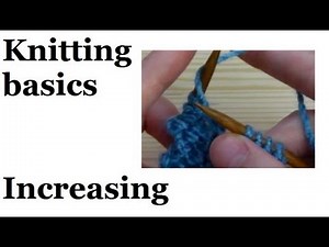 Knitting basics - increasing for left handed