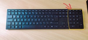 ACER WIRELESS KEYBOAD RIGHT SIDE NUMBERPAD IS NOT WORKING HOW TO ACTIVATE IT. - Acer Community