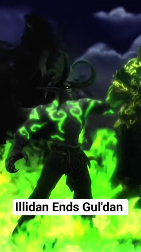 Illidan Ends Gul'dan WoW #worldofwarcraft #warcraft #warcraft3 #edit #shorts