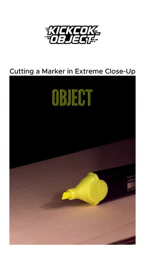 ASMR | EXPERIMENTS | FUN on Instagram: "A marker looks simple — plastic, ink, and a soft core. But when the blade touches it in extreme close-up, everything changes. The outer shell resists for a moment, then gives way. Ink begins to surface, textures split apart, and every movement feels slow, deliberate, and controlled. This isn’t about force — it’s about precision. Macro shots reveal what we never notice: the tension before the cut, the clean separation, the quiet satisfaction of perfect timi