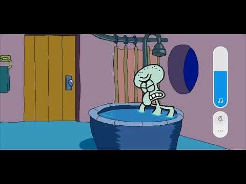 Squidward Poops in the bath #shorts