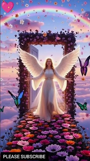 ✨ Angels in the Sky 🌙 | A Magical Night of Light and Peace 💫