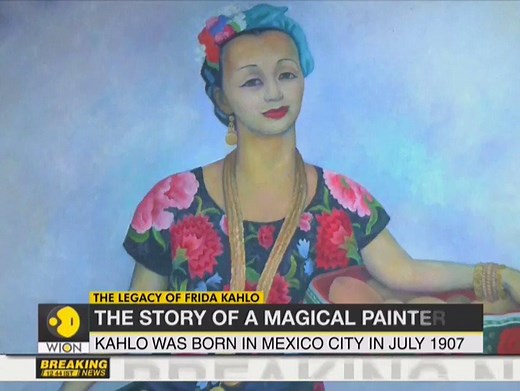 3.4K views · 93 reactions | Yesterday was Frida Kahlo's 113th birth anniversary. A painter who has been described as a "magical realist”, she immortalised her pain in her work. An artist and pop icon, Kahlo is one of Mexico’s most celebrated painters. Akanksha Swarup brings you the story of this magical painter | WION | Facebook