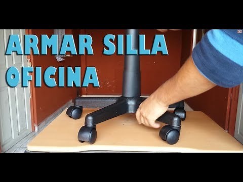 How to assemble an office chair