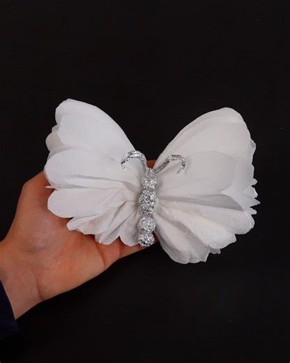 Napkin Butterfly Craft | Magic Hands Creations