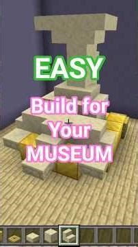 dino skeleton foot sculpture- Minecraft Tutorial