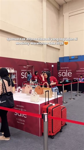 Modinity Group Events on Instagram: "Terpantau Kak @allyssahawadi udah ikutan belanja di Modinity Warehouse Sale 2025. So, komen deh Teman Mimo udah belanja apa nih di Modinity Warehouse Sale #ModinityEvents #WHS25"