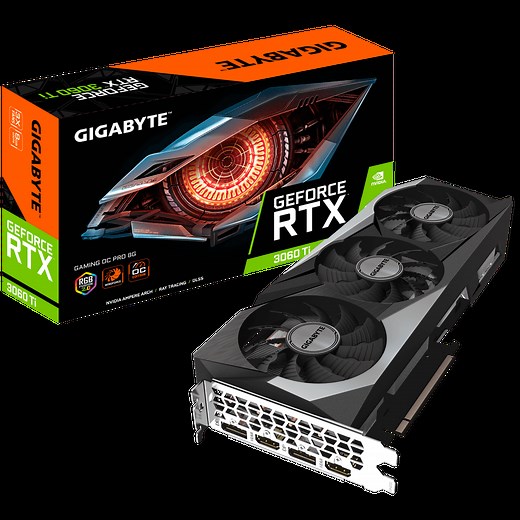 GeForce RTX™ 3060 Ti GAMING OC PRO 8G (Rev. 1.0) - GIGABYTE Global