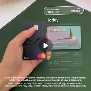 Extra | With the Extra Debit Card, you can re/build credit and earn reward points on every purchase. ✔️No interest ✔️No credit checks ✔️Can earn... | Instagram