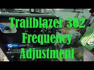 Trailblazer 302 Frequency Adjustment with a Kohler CH20