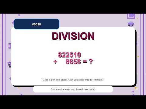 Division Brain Challenge #0018