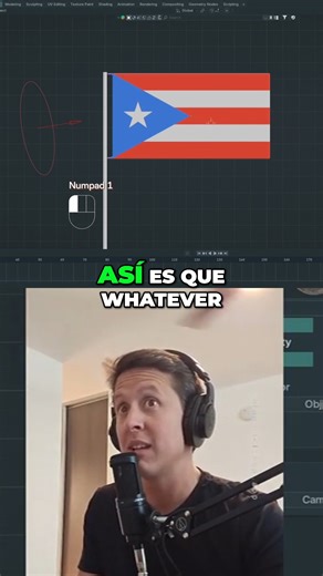 🔥 ¿Quieres aprender a simular una bandera de Puerto Rico en Blender? Mira este mini-tutorial y dale click al LINK EN BIO para ir a mi YouTube, donde está el tutorial completo paso a paso 🇵🇷💨🖥️ En YouTube encuentras: ✔️ Configuración de Cloth Simulation ✔️ Cómo crear la tela de la bandera ✔️ Setup del viento (Force Field) ✔️ Materiales realistas con textura HD ✔️ Cómo iluminarla para que se vea cinematográfica Si este contenido te ayuda, apóyame enviando STARS ⭐ — ¡cada estrella me ayuda a s
