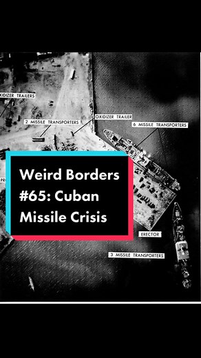 the Cuban Missile Crisis #greenscreen #geo #geog #map #maps #history #geography #learnontiktok #weirdborders #edutok #cuba #ussr #coldwar