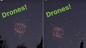 Stunning drone show at 2018 Allen & Co conference in Sun Valley