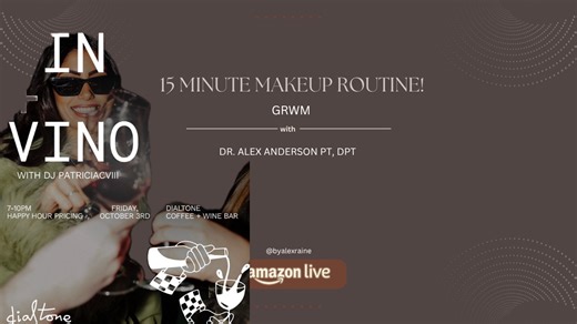 Watch 15 minute makeup routine! on Amazon Live