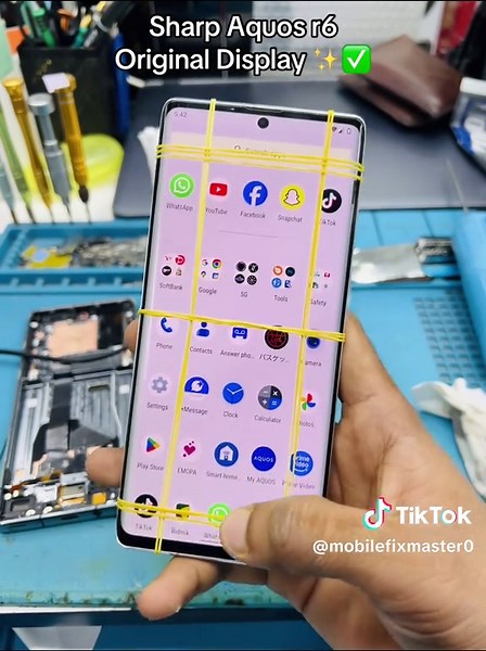 Sharp Aquos R6 Original Display Features Revealed