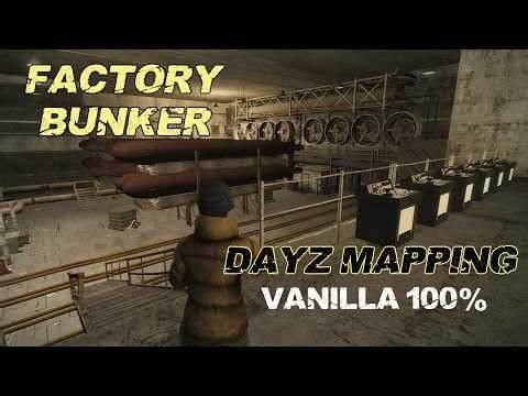 Factory Bunker. Dayz mapping for console and pc. #OldKalibr