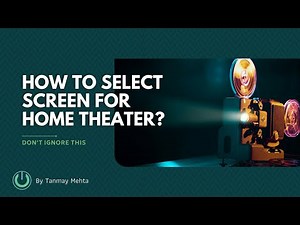 Types of Projector Screen for Home Theater Experience | Best screen for Home Cinema | Specifications