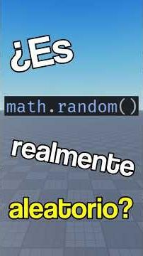 Is math.random() actually random? (in Roblox Studio)