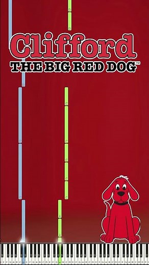 Clifford the Big Red Dog Theme Song - Piano