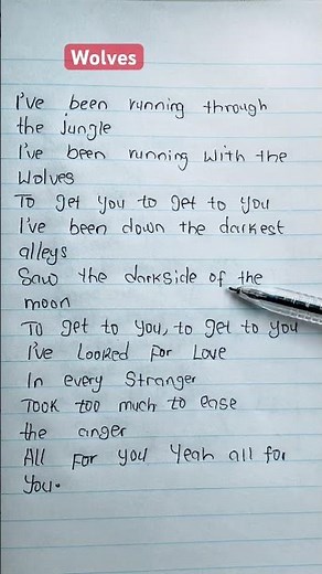 Wolves song 🎵 by selena Gamez and marshmallow #wolves #selenagamezandmashmallow #viral #songlyrics