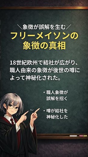 【真相】フリーメイソンの象徴