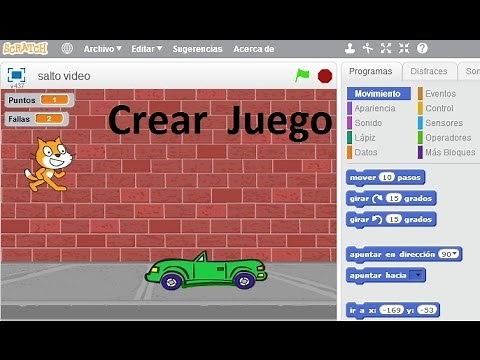 ✅ Crear Juego de saltos en Scratch
