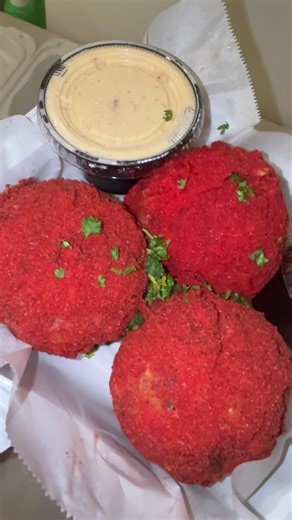 Jambalaya OR Dirty rice W/ crawfish boudin balls. Blue raspberry or Lemon lime kool aid candy freeze to sip. Cheesecake tacos & puddings for dessert. Another SELL OUT 😮‍💨🧡 #fypviral #soldout #platesforsale #foryourpage #trending
