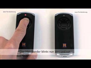 Programmierung eines zweiten Handsenders für ein Garagentor