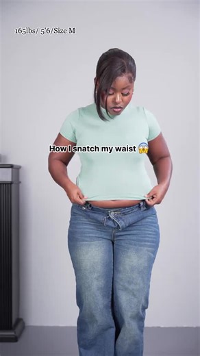 Feel secured and lifted, not squeezed.