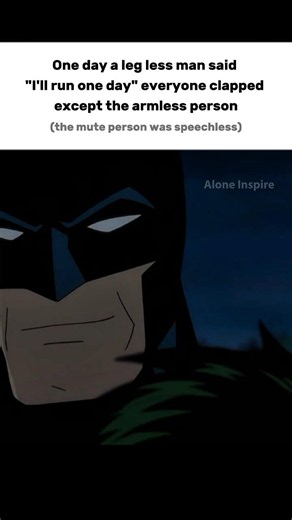 One day a leg less man said "I'll run one day #motivational #quotes #peace #relatable #english #life