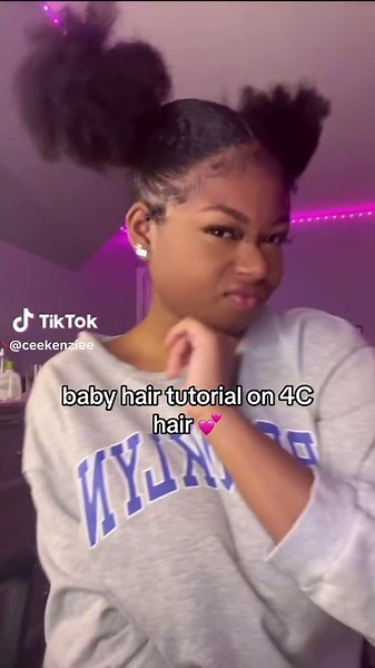 4C Hair Baby Hair Tutorial: How to Style Your Edges