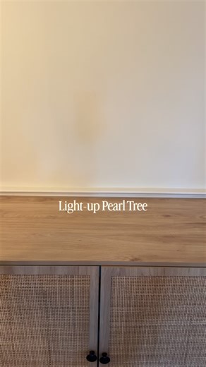 I saw this pearl tree and thought it was so pretty but that was nothing compared to seeing it lit up! ✨ it’s got the perfect glow and is right on trend this year! Comment SHOP below to receive a DM with the link to this post on my LTK ⬇ https://liketk.it/5sX51 #ltkholiday #ltkseasonal #ltkhome | Merry Vibes Only