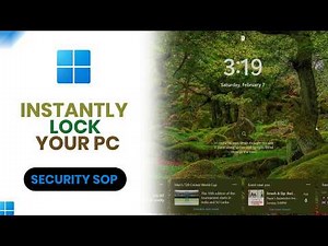 How to Instantly Lock Your PC - Security SOP