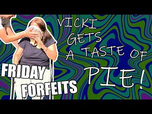 Vicki gets a CUSTARD PIE to the face after losing today's challenge | FRIDAY FORFEIT