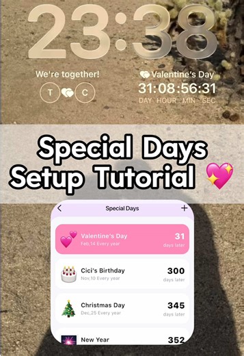 Special Days setup tutorial #couple360 #widget #ldr #couplegoals