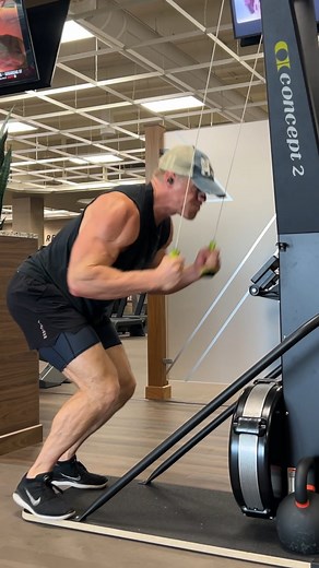 2.3K views · 63 reactions | New 100m SkiErg PR  Shaved 0.2 seconds off my best and now just 0.4 seconds behind the fastest time of the year. Still leveling up at 41 years old with plenty of room to improve. #skierg #personalbest #sprints | Sarantos Fitness | Facebook